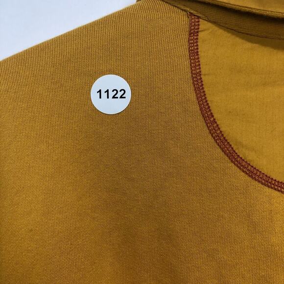 Free People Women's Freda Polo Tunic in Orange Combo Size S - Picture 10 of 10